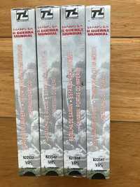 "Diário da II Grande Guerra Mundial" (Cassetes VHS)/com portes
