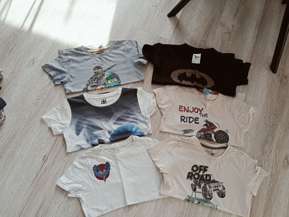 Paka ubrań dla chłopca 116,122,128