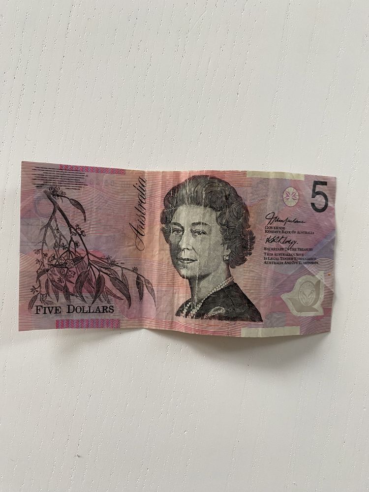 5 dolarów australijskich kolekcjonerski banknot