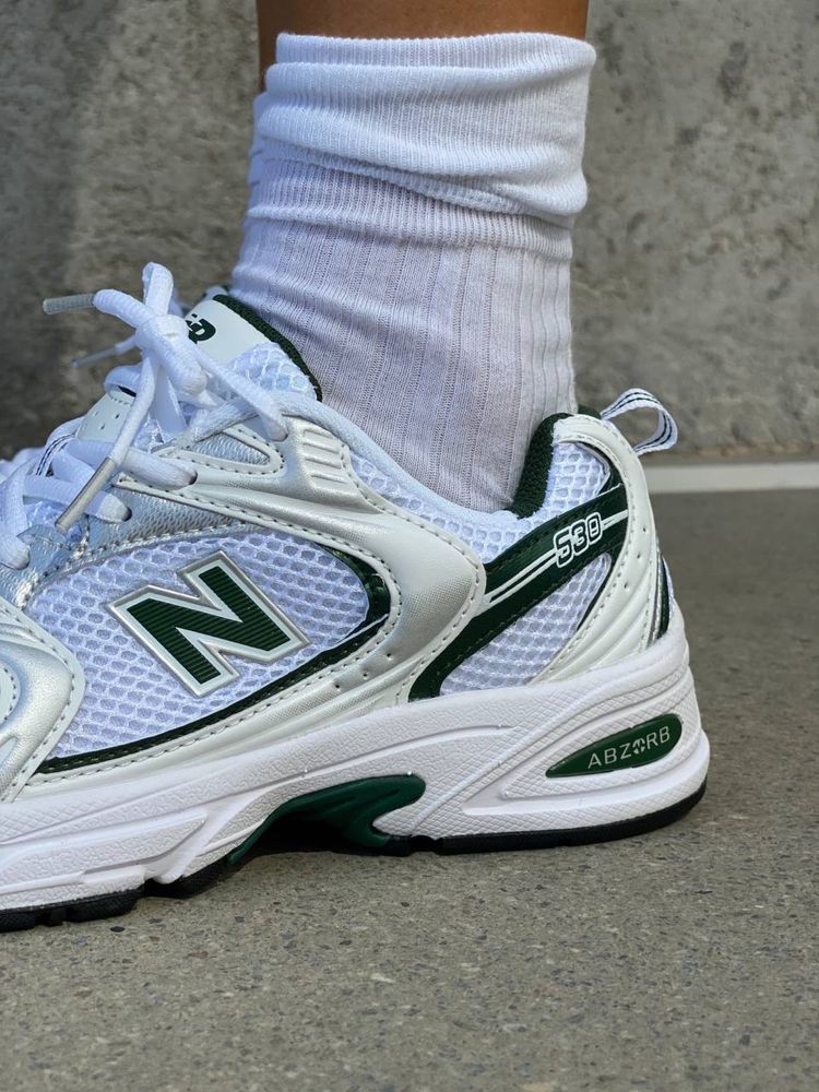 Кросівки чоловічі New Balance 530 White Green 36-45