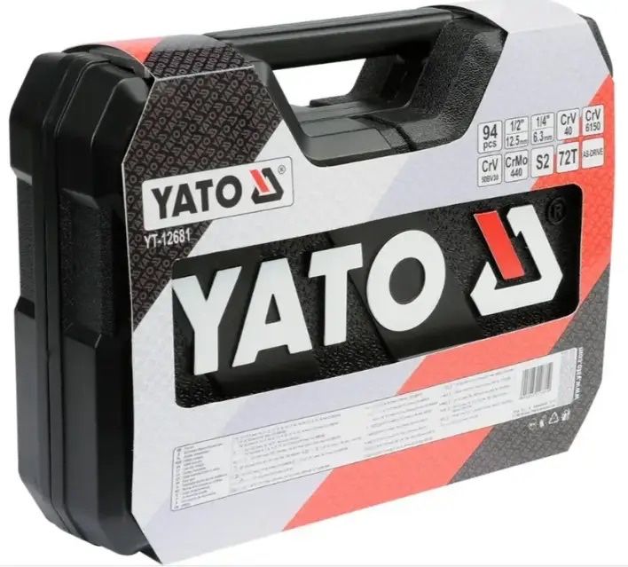 Профессиональный набор инструментов 94 предметов YATO