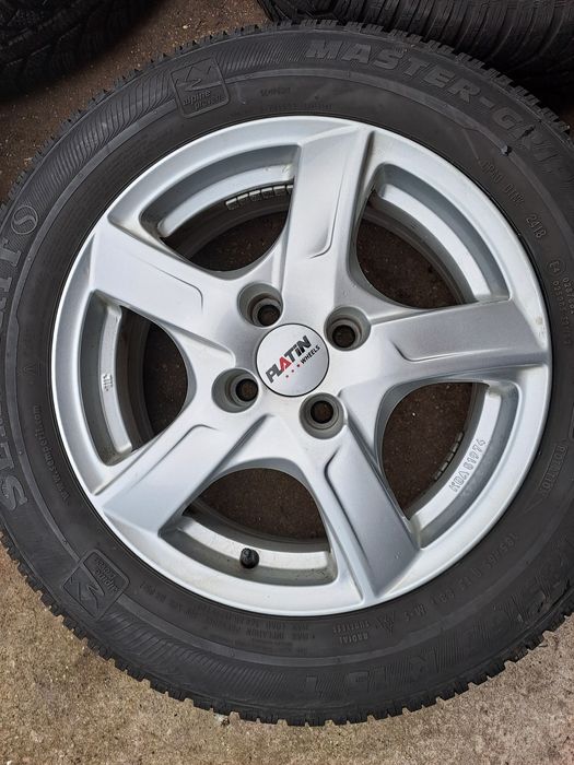 4szt Felgi Aluminiowe Platin 4x100 15cali Plus Opony Zima