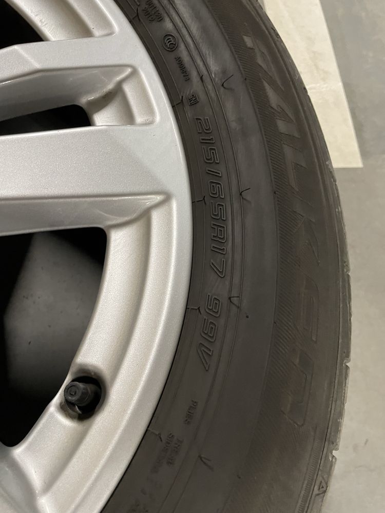 Felgi Audi 17 + opony falken azenis 215/65 R17 99V