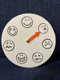 Pomoc psychologiczna wskaźnik uczuć „zegar” handmade