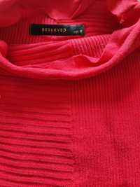 Sweter pulower czerwony S 36 Reserved
