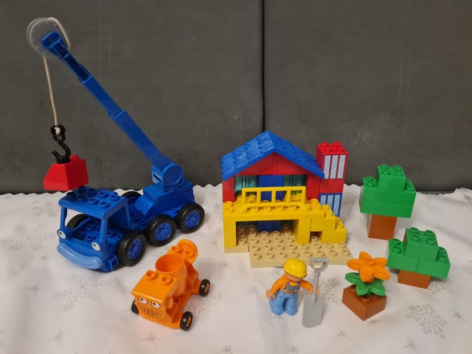 Dźwig I betoniarka  Bob budowniczy 3597 Lego duplo unikat