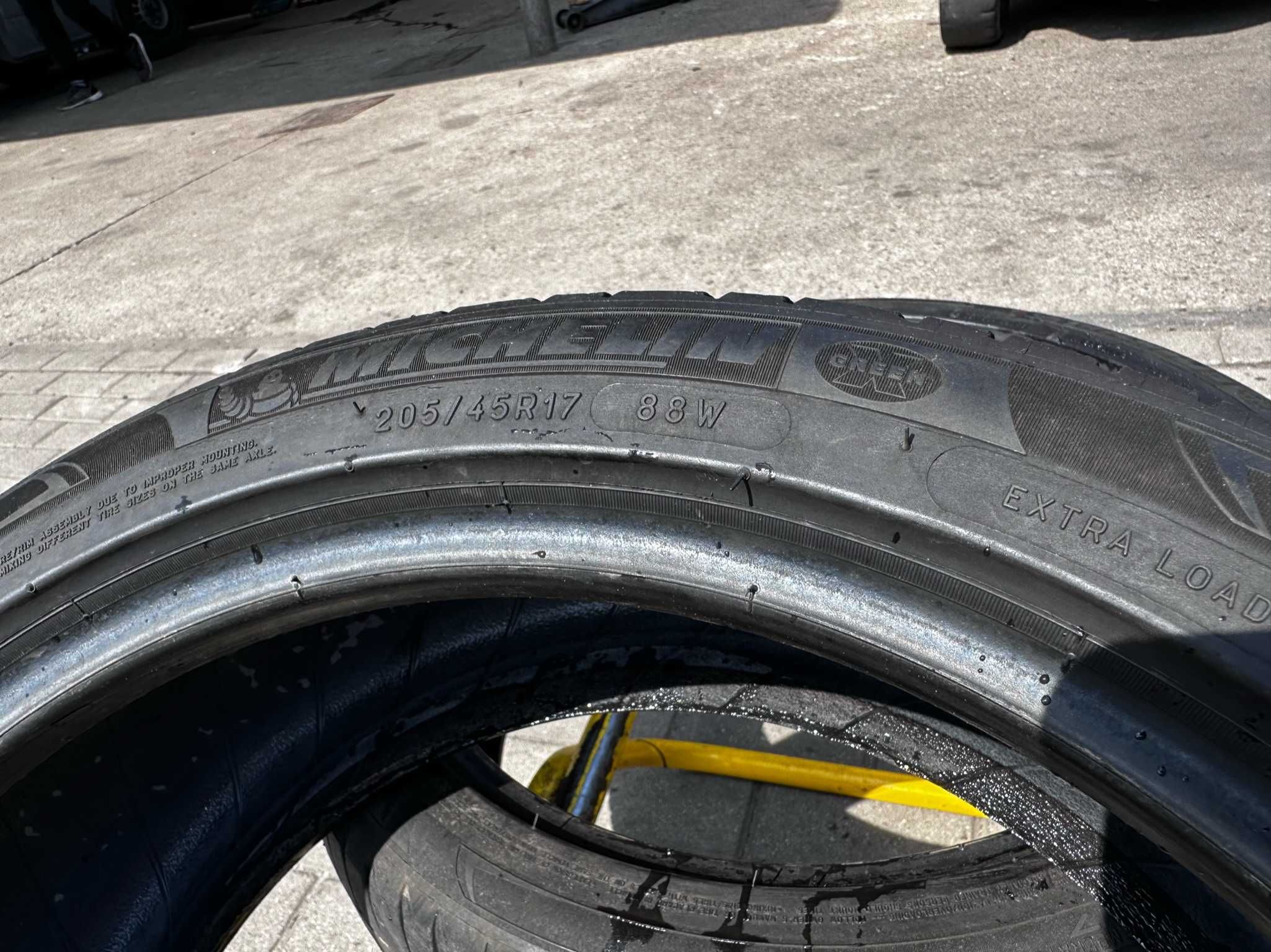 2X Opony Letnie 205/45R17 88W XL MICHELIN PRIMACY 3 * 5MM 2019R
