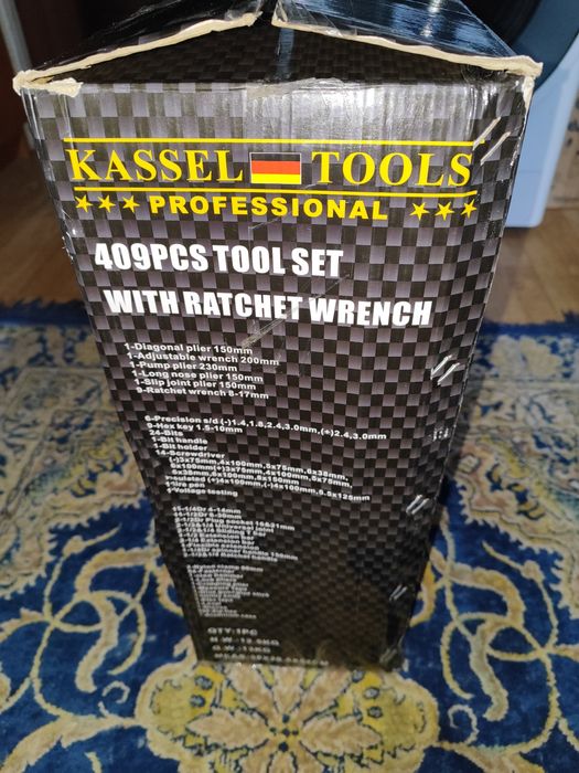 Великий набір інструментів Kassel tools professional Germany у валізі
