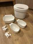 Kosze zawieszane na przewijak ikea