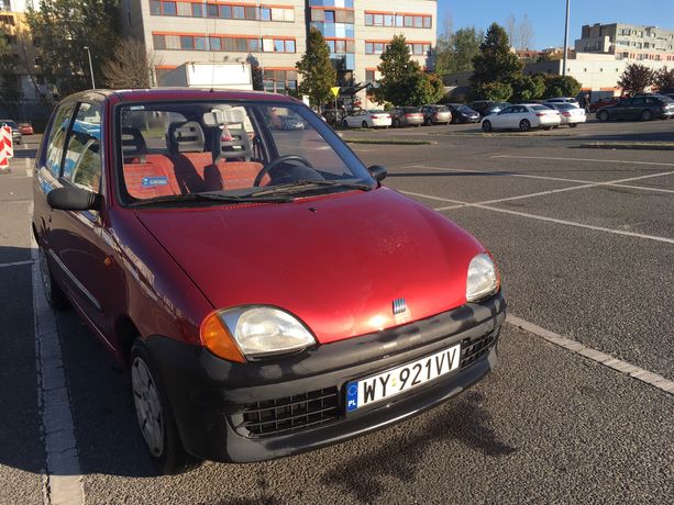 Fiat Seicento 900, bez korozji, przebieg 66974, sprawne