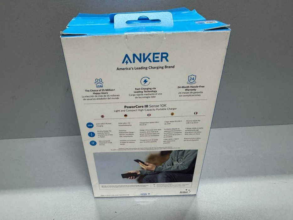 Anker powerCore III Sense 10000 мАч 18w black (A1248G11)