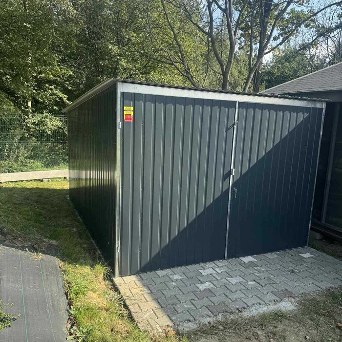 Garaż Blaszany 3x5 GRAFIT- Producent