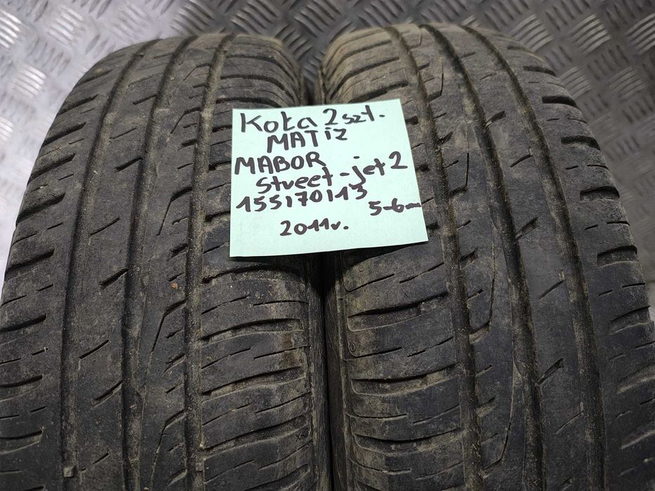 koła matiz 2szt 155/70/R13 5-6mm 2011r