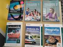 Sprzedam książki do technikum z 1 i 2 klasy