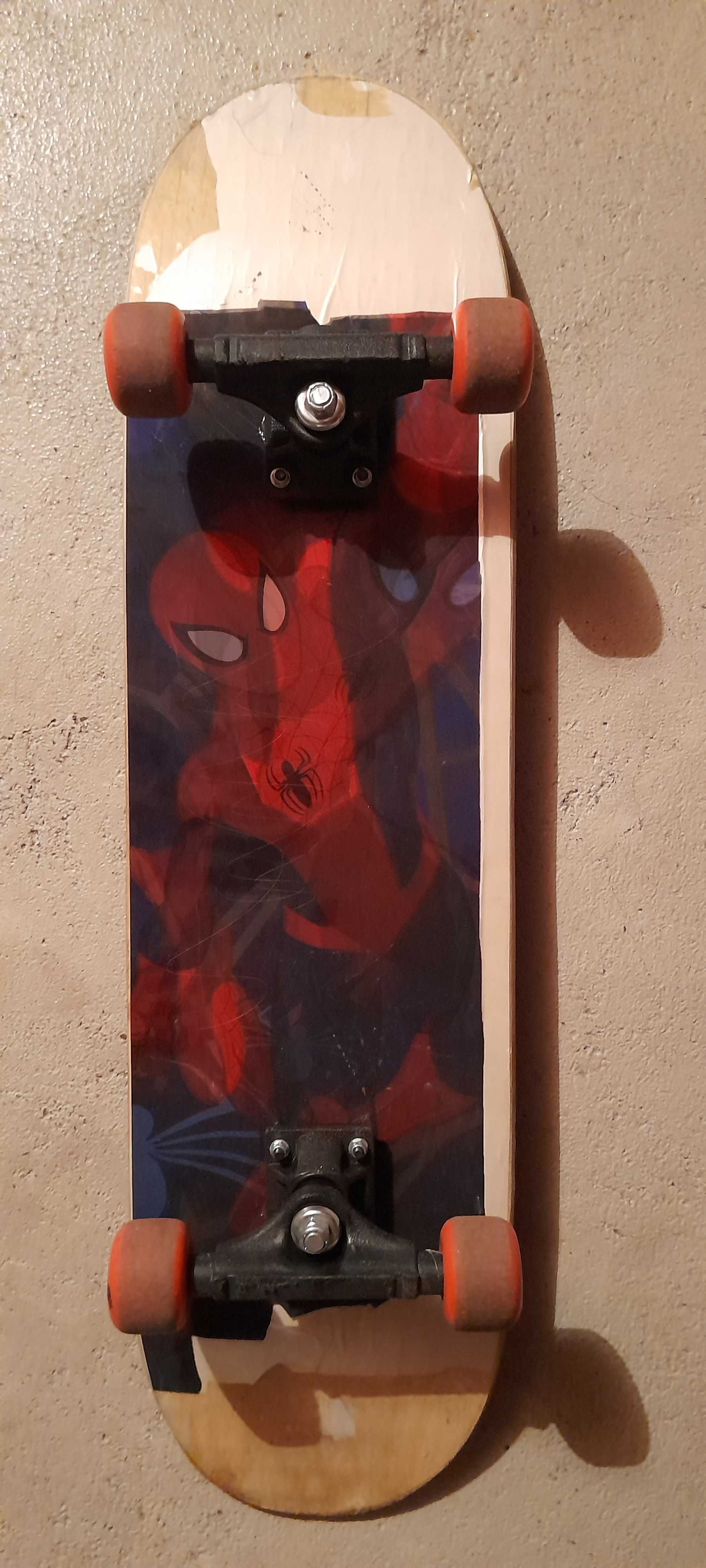 Skate Spider Man e Peças Bicicleta