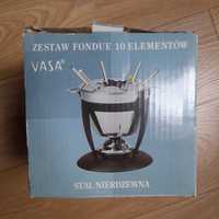 Zestaw do fondue, stal nierdzewna