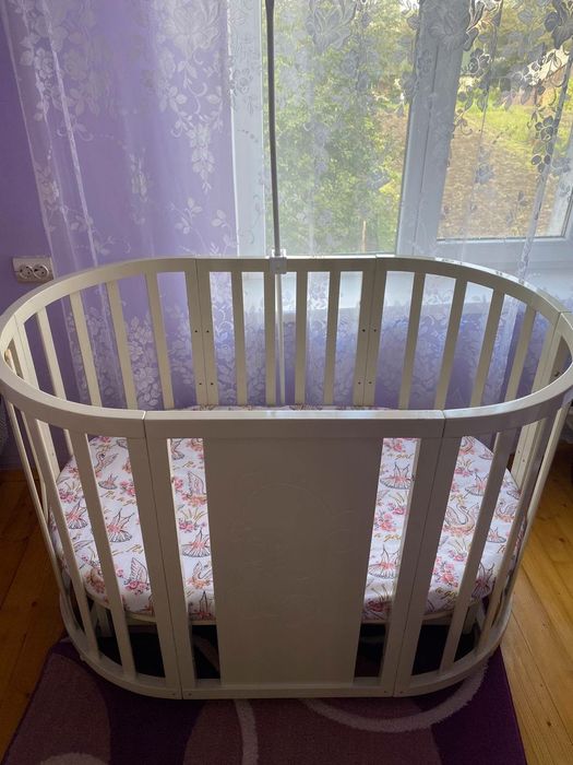 Ліжечко дитяче,  ліжечко трансформер 6 в 1 , дитяче ліжечко