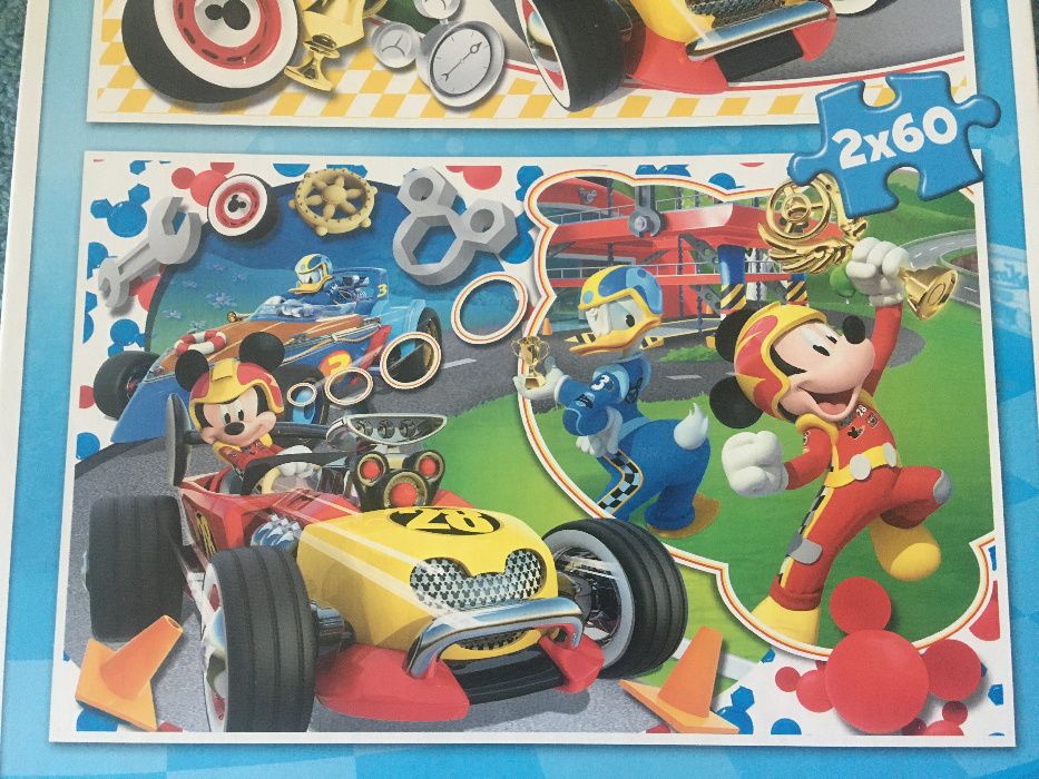 Puzzle Duplo Disney Júnior - Mickey and the Roadster Racers idade 5+