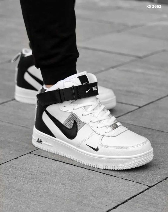 Кросівки Nike Air Force 1 LV8 High White ЗИМА. Арт: KS 2662