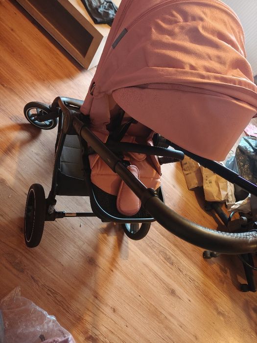 Wózek kinderkraft nea różowy 3 w 1