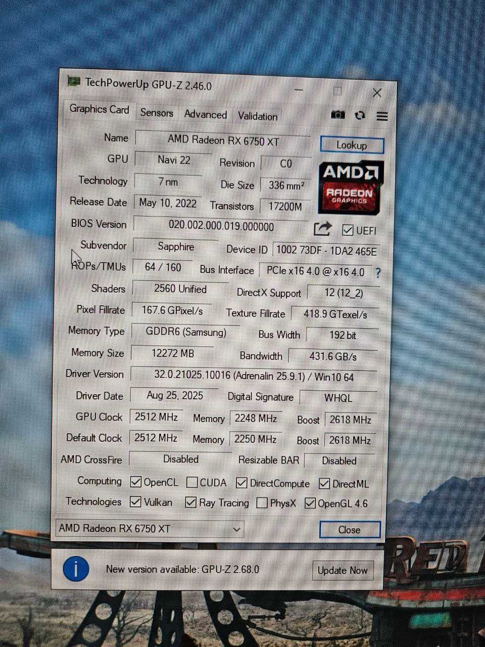 Відеокарта AMD Sapphire Pulse RX 6750XT 12GB GDDR6
