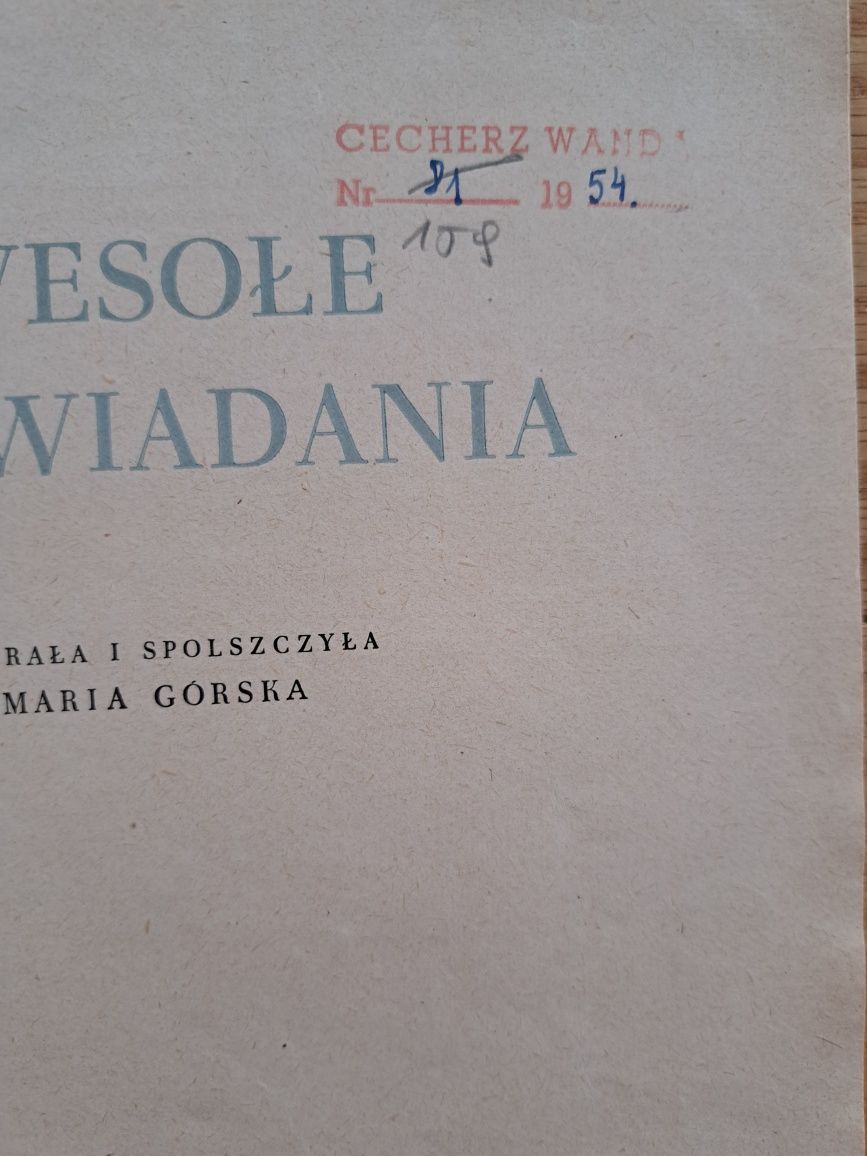 Wesołe Opowiadania 1954r