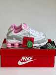 Женские кроссовки Nike Shox Ride 2 SP x Supreme White/Grey/Pink. 36-41