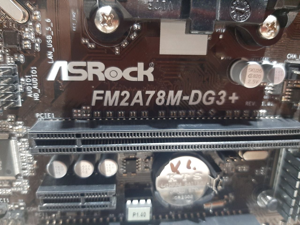 Материнська плата Asrock FM2A78-DG3+, FM2+, VGA/DVI, 2×ddr3