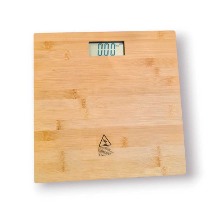 Balança Digital Bambu Natural (Aspeto Madeira)