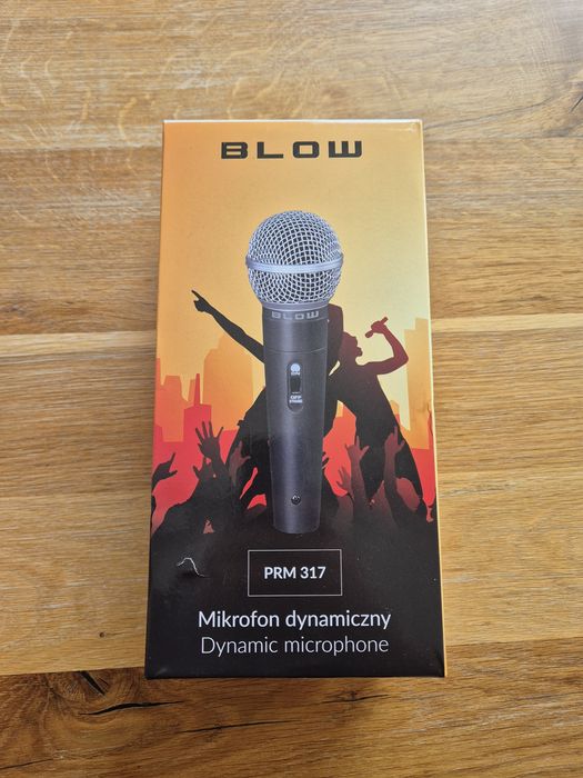 Mikrofon dynamiczny BLOW PRM 317 – jak nowy