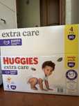 Підгузки-трусики Huggies Extra Care, розмір 4 (9-14 кг), 78 шт