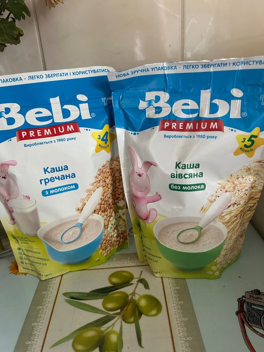 Каша дитяча вівсяна і гречана