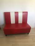 Sofa kanapa ławka skóra lata 60 z Niemiec