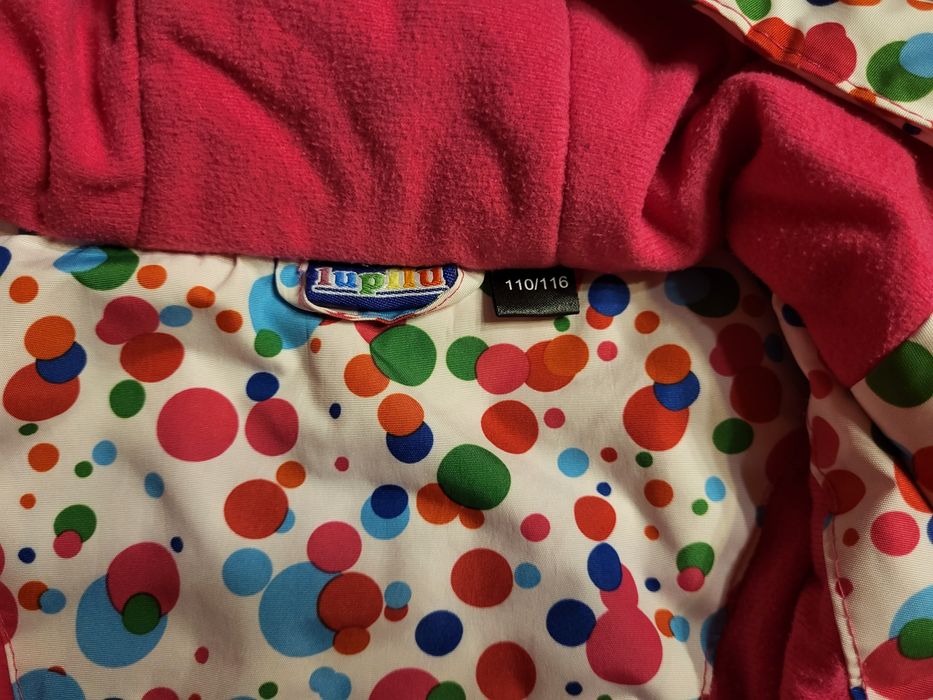 Kurtka zimowa dziewczeca rozmiar 110/116