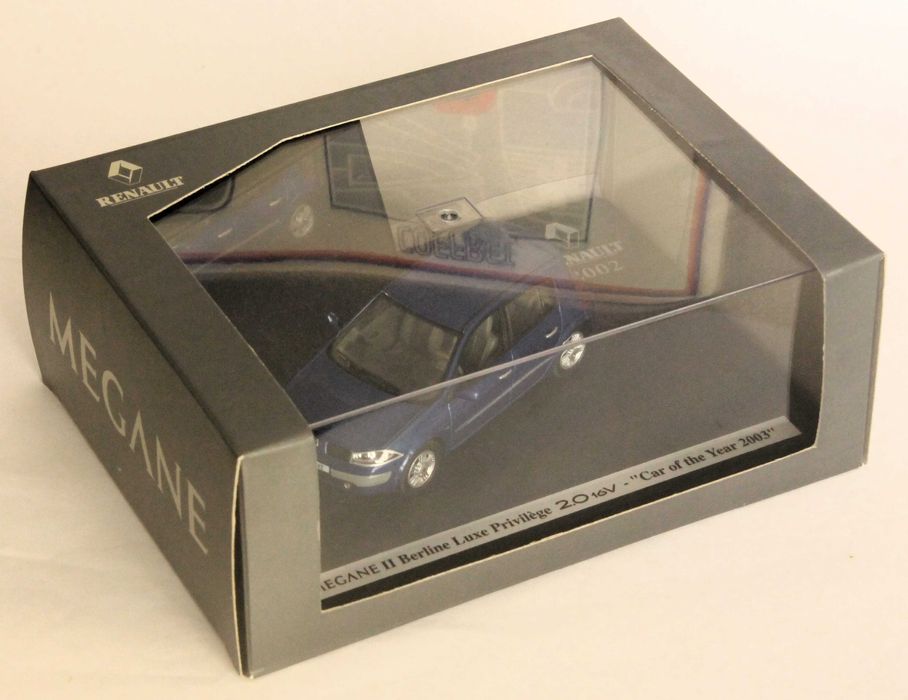 Renault Mégane II 5p. 2002 carro do ano 2003 Eligor 1/43 c/ caixa