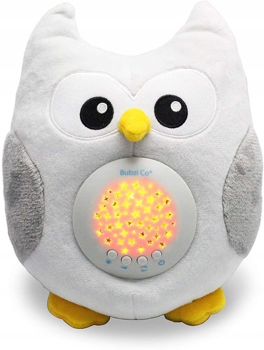 Lampka projektor bubzi co sowa biały