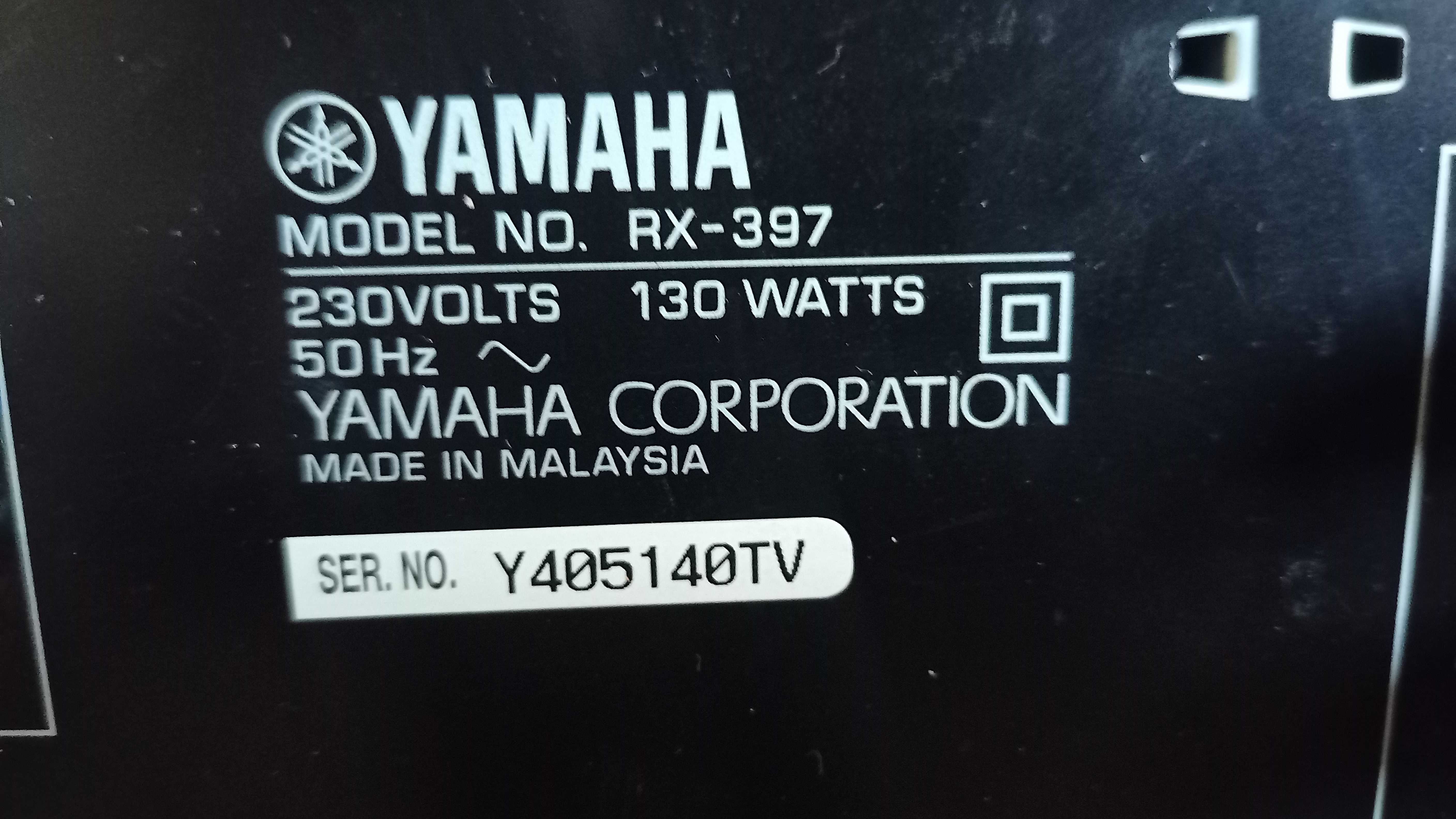 Стереоресівер Yamaha RX-397 FM-AM RDS 2х70 Вт.