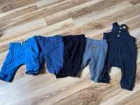 Zestaw niemowlęcych spodni dla chłopca rozmiar 56