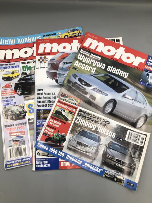 Magazyny motoryzacyjne Motor lata 2000