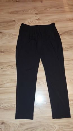 Spodnie 40 L Mohito czarne eleganckie zakładka
