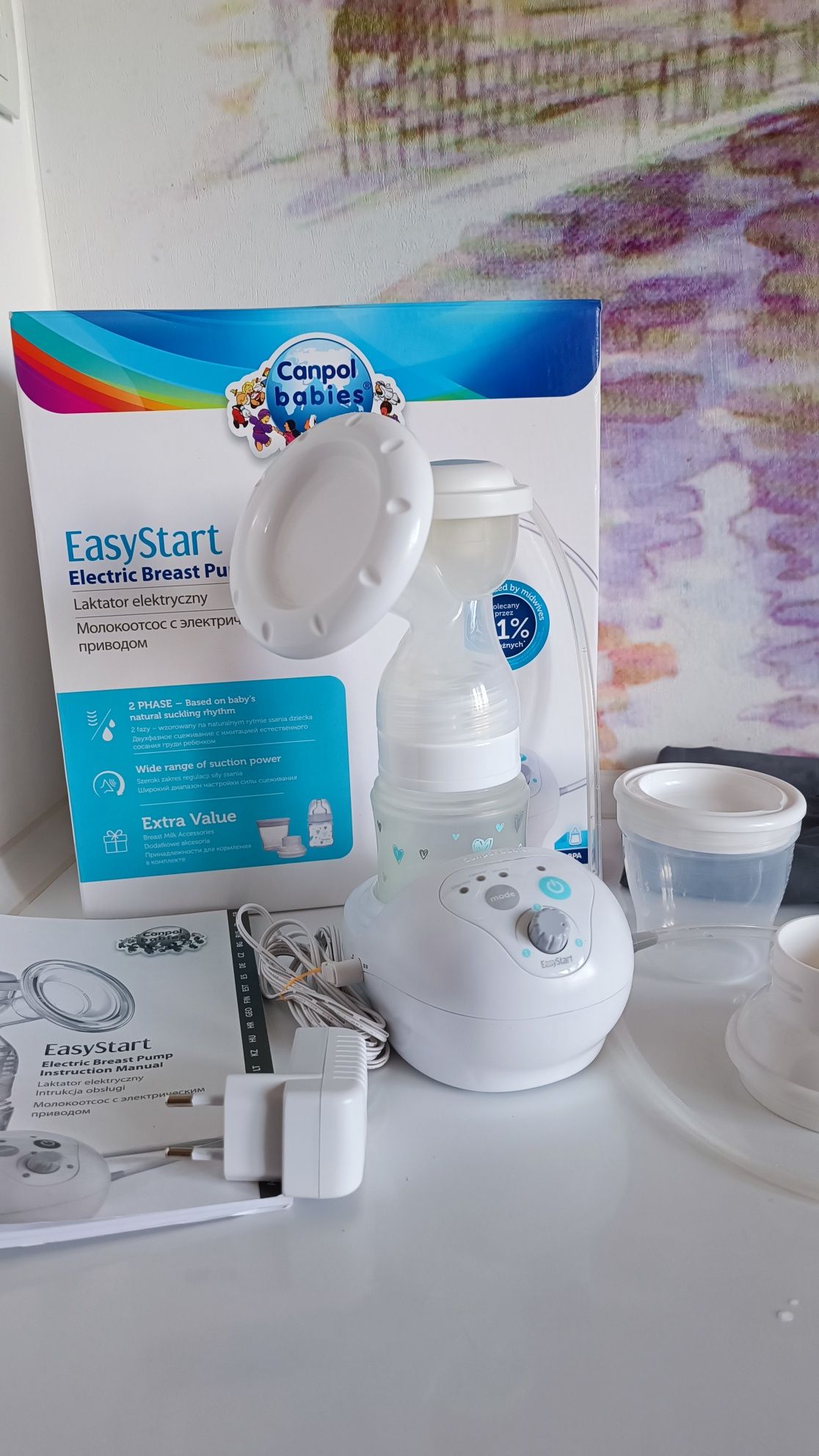 Молоковідсмоктувач електричний Canpol Babies EasyStart