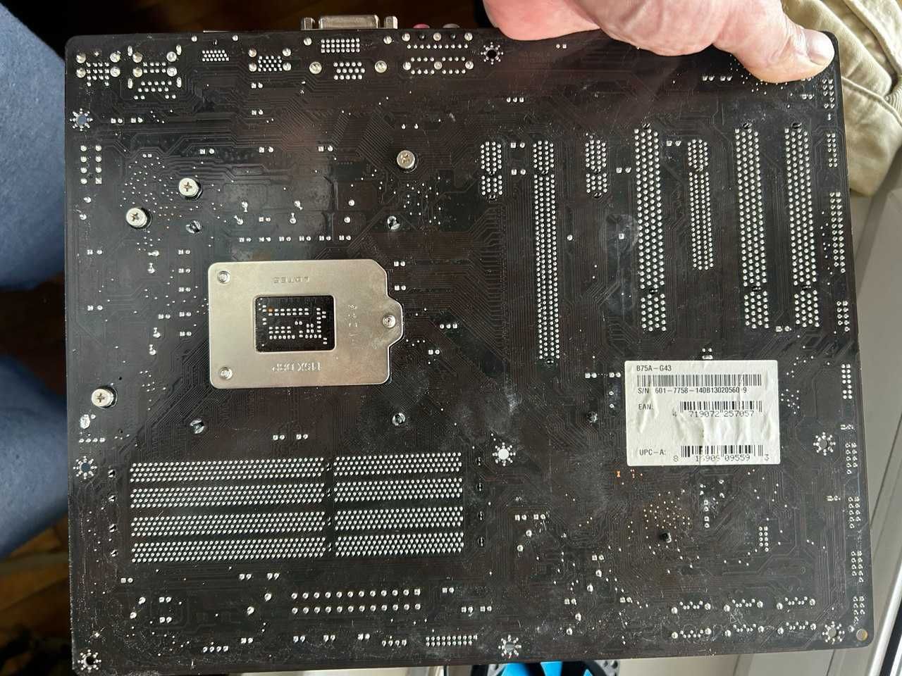 Материнская плата MSI B75A-G43. Процессор intel core i5 3570, 3.40 ghz