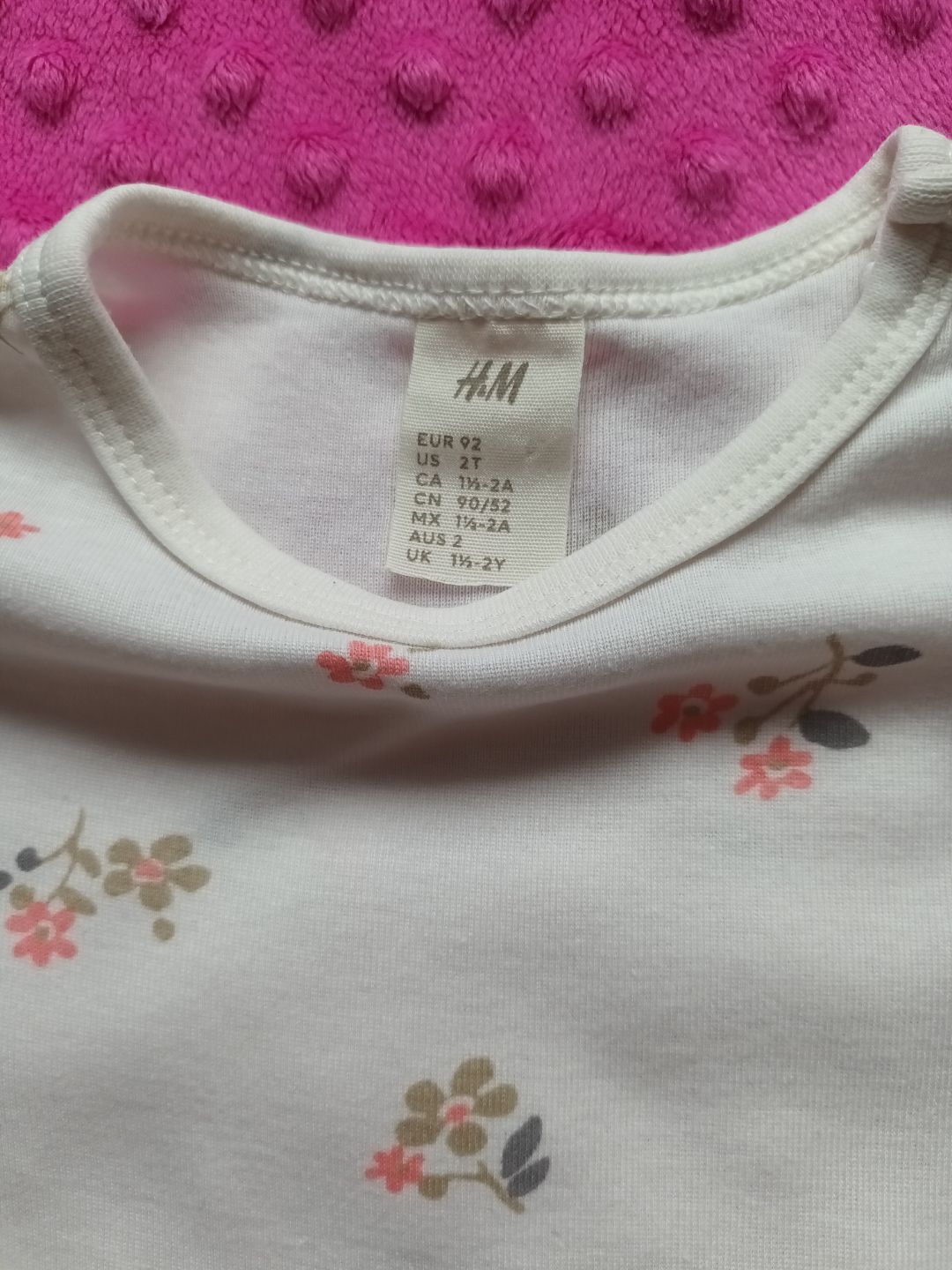 Body niemowlęce dla dziewczynki 92cm