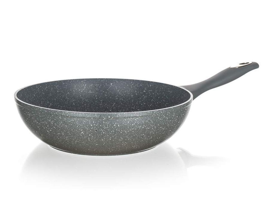 Patelnia Wok Granite Grey 28Cm