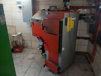 Kocioł (piec)  DEFRO Eko Lux pellet, ekogroszek, drewno 18 kW.