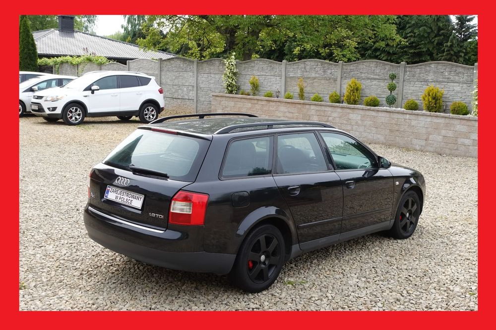 Audi A4 Avant Niezawodny Nie pognity Czarny 1,9TDI 130KM Alumfelgi !!