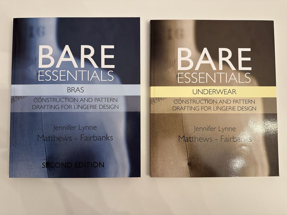 2 x Bare Essentials - Książka krawiecka konstrukcja bielizny szycie