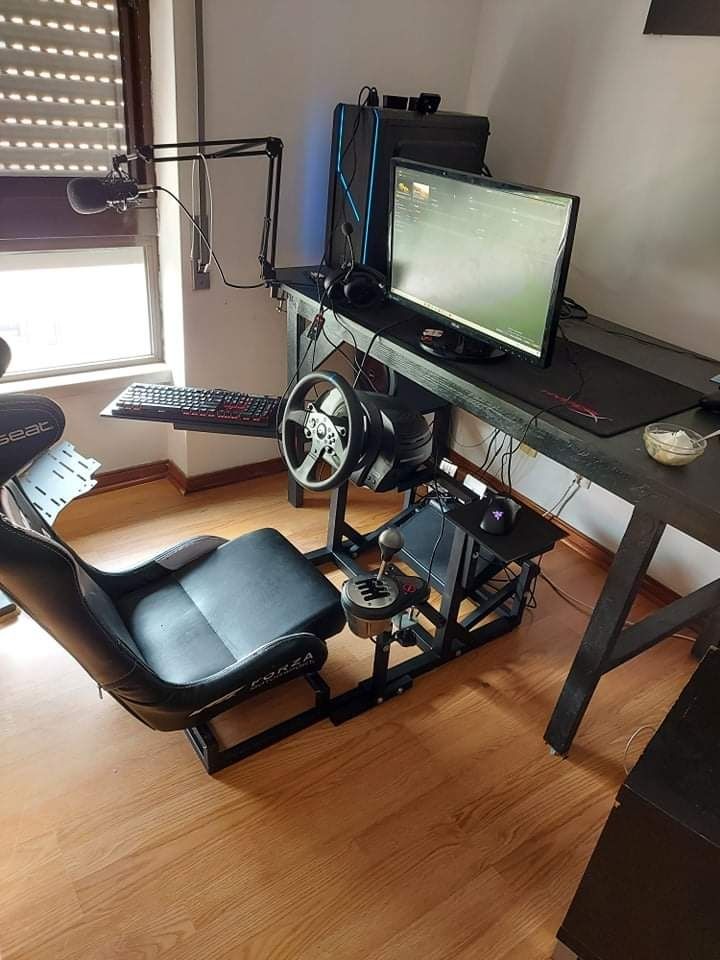 Cockpit Playseat estrutura para simulador corrida/voo