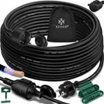 Przedłużacz 40 m kabel wewnątrz i na zewnątrz IP44 - z wtyczką (248)
