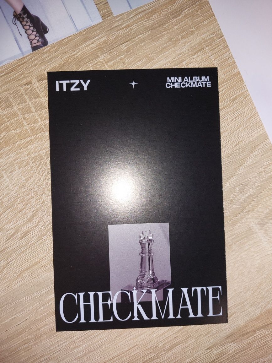 itzy checkmate limited postcard